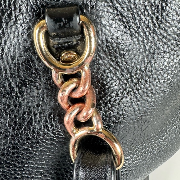 COACH Black Pebbled Leather Tote Bag 36604 Authentic - Picture 14 of 15